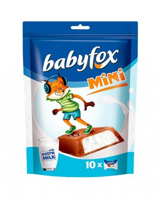 Конфеты BABYFOX "Мини", молочная начинка, 100 г, флоу-пак