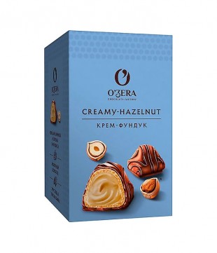 Конфеты шоколадные OZERA "Creamy-Hazelnut", 150 г, подарочная упаковка