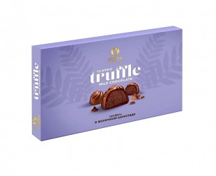Конфеты шоколадные OZERA "Трюфель в молочном шоколаде", 197 г, подарочная упаковка
