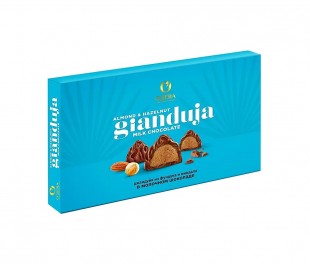 Конфеты шоколадные OZERA "Джандуйя из фундука и миндаля", 220 г, подарочная упаковка
