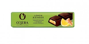 Шоколадный батончик OZERA "Lemon & Ginger", 50 г