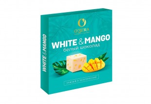 Шоколад белый OZERA "С манго", 90 г., коробка