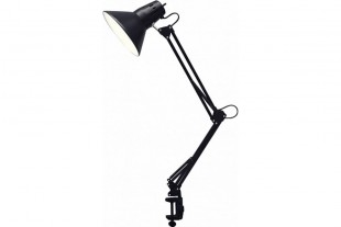 Светильник на струбцине GENERAL LIGHTING SYSTEMS "GTL-043", 60 Вт, металл, черный