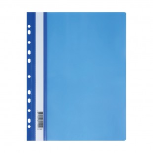 Папка-скоросшиватель СТАММ, А4, 160 мкм, пластик, синий