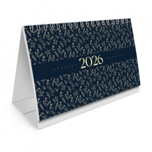 Календарь-домик настольный 2026 г., BRAUBERG, "Паттерн", 160х105 мм