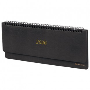 Планинг 2026 BRAUBERG "Iguana",  305х140 мм, 60 листов, черный