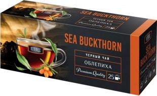 Чай черный ETRE "Sea Buckthorn" с облепихой,  50 г, 25 пакетиков, коробка