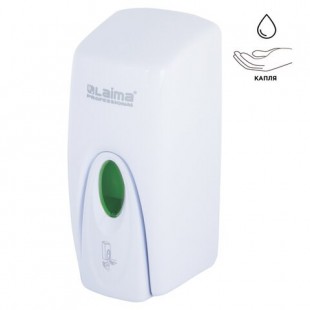 Дозатор для жидкого мыла LAIMA "LAIMA PROFESSIONAL ORIGINAL", наливной, 1 л, пластик, белый