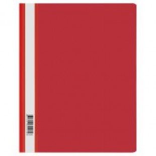 Папка-скоросшиватель CТАММ, А4, 120 мкм, пластик, красный