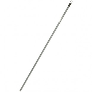 Черенок-рукоятка с еврорезьбой,  22 мм 150 см, металл, серый