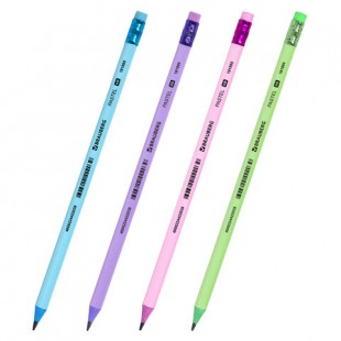 Карандаш BRAUBERG "PASTEL", НВ, пластик