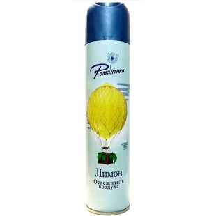 Освежитель воздуха РОМАНТИКА "Лимон", 300 мл, аэрозоль